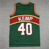 Новый Кевин Дюрант 2 Gilgeous-Alexander Basketball Jersey Retro Robinson Gary Payton Shawn Kemp 40 50 35 Mens Jerseys Red Green Stitched