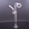 Brûleur à mazout en verre à moulage intégré Bang Hookah pour Dab Rigs Fumer des conduites d'eau Petit Bubbler Ash Catcher Outil pour fumer avec Jumbo Oil Pot