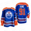 AANGEPASTE Edmonton Connor McDavid Oilers Jersey Wayne Gretzky Leon Draisaitl Jesse Puljujarvi Darnell Verpleegster Jack Campbell Evander Kane Ryan Nug