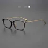 Luxe ontwerper mode zonnebril 20% korting op Japan 999,9 high-end glazen frame mannelijke bijziendheid chen daoming ye jingyan hetzelfde puur titanium groot gezicht transparant