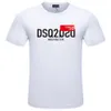 DSQ2 tshirt Casual Fashion Trend T-shirt Simple Classic Letter Print Couple Unisex Sweatshirt DSQ ICON2 Street Fashion Crew Neck Cotton Short Sleeve 794