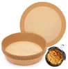 Air Fryer Disposable Paper Liner Non-stick Parchment Paper Bowl Dishes for Frying Baking Cooking Roasting and Microwave Unbleached Oil-proof