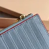 Women's Luxurys Miu Clutch bag Designer Card Pack Bags Women Wallet Brand 2023 New Fashion Texture Leather Multifunctional Purse Gift Box Packing Factory Sales