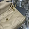 Sac de luxe pour femmes Sac à bandoulière simple fourre-tout matelassé sac en cuir véritable boucle 6 couleurs mode 2023 Internet célébrité frappé sac à bandoulière sac à main pour femme