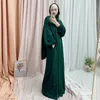 Ethnic Clothing Ramadan Eid Muslim Hijab Dress Robes Musulmane Abaya Elegant Soft Islam Kaftans Abayas For Women Arab Worship Service Clothing 230325