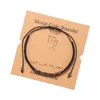 Bedelarmbanden armband voor vrouwen vriendschap 12 sterrenbeelden Zodiac teken touwketen Bangle Men Lucky Jewelry