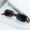 Luxe designer hoogwaardige zonnebril 20% korting op kaart mode kleine doos originele been optisch frame houten tide glazen kajia
