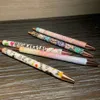 Ballpoint Pen Gel Blank Assemble Resin Metal Pen New Stainless Steel Pen Gel Ink Glitter DIY Pens No Clips For Epoxy Rhinestone Diamonds Vinyl Wrap Handmade Gifts