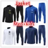 22 23 24 psgS masculino crianças agasalho kit de jaqueta de futebol Survetement 2022 2023 psgS MBAPPE futebol completo com zíper jaquetas agasalhos conjuntos de kits de jogging