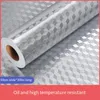 Wallpapers Kitchen Oil-proof Self Adhesive Stickers Stove Anti-fouling High-temperature Aluminum Foil Wallpaper Cabinet Film Contact Paper