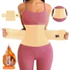 Damen Shapers MISTHIN Doppelgürtel Taillenmieder Trainer Abnehmen Faja Body Shaper Latex Korsett Verstellbare Formwäsche Flacher Bauch Postpartum Wrap 230325