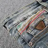 Jeans pour hommes mode Streetwear hommes rétro lavage Patchwork déchiré Punk pantalon Slim Fit Vintage Designer Hip Hop Homme1