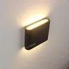 Wall Lamps Lighting Walls For Bedroom Motion Sensor 12W Lights Lamp Aluminum Waterproof Luces Exterior Room Decor SY