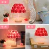 Nachtlichter, Hochzeitszimmer, dekorative Hochzeit, Rose, Tischlampe, Schlafzimmer, kleine Nachtlampe, Nachttisch, festliche rote Laterne, Gedenkgeschenk, P230325