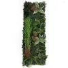 Decorative Flowers 40cm 120cm Wall Artificial Plant Lawn Grass Mat Greenery Panel Decor Fence Carpet Real Touch Moss