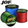 Fishing Accessories JOF Braided Fishing Line Super Strong Fly Wire 100% PE Multifilament 8 Strand 300M 500M 18LB-90LB Carp Woven Thread P230325