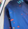 Мужская верхняя одежда больших размеров Пальто вязаный свитер с буквенным принтом осенью / зимой вязальная машина e Custom jnlarged детали круглый вырез хлопок wW15ds