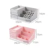 Bathroom Storage & Organization Makeup Organizer Plastic Box Jewelry Container Make Up Case For Cosmetic Office Organizers