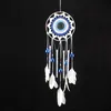 Creative Dream Catcher Metal Bell Wind Chime Hanging Ornament Metal Aluminium Tube Feather Wall Decoration 1224167