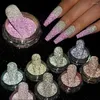 Nail Glitter Reflective Thermal Powder Art Shinning Crystal Rhinestone Sequins Temperature Variation UV Gel Decoration