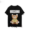 Moschinn męska damska designerska koszulka z nadrukiem moda męska koszulka Top bawełniane koszulki w stylu casual z krótkim rękawem luksusowe hiphopowy sweter koszulki # SHOPEE152