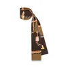 Sciarpe Designer Brand Lettere Stampa Fiore Imitare Sciarpa di seta Fascia per le donne Moda Manico lungo Borsa a tracolla Tote Bagagli Nastro Testa N4TZ