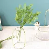 Fiori decorativi 3 pezzi piante artificiali in plastica foglie di eucalipto bouquet da sposa vaso di fiori per accessori per la decorazione domestica Natale