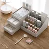 Bathroom Storage & Organization Makeup Organizer Plastic Box Jewelry Container Make Up Case For Cosmetic Office Organizers