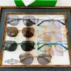 Men's Luxury Designer Women's Sunglasses 23 Ins Net Red Same Box Eyeglasses Frame Female Personality Fashion Green