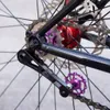 Chaînes de vélo Tendeur de chaîne à vitesse unique et kit pour vélo de route VTT Performance de cyclisme en alliage d'aluminium Installation facile 230325