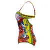 Swim Wear Women s Push Up Underwired Swimsuit med Sarong badkläder omslag Monokini Mujer Swimming Summer Bodysuit 230325