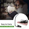 Night Lights Mini 9 LED Reading Light Book Light Lamp USB Rechargeable Warm Clip Lamp Brightness Stepless Dimming Desk Table Read Night Light P230325