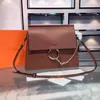 2022 Women Lady Famous Brand Clasp Chain Outdoor Bag Flap Cowskin Faye Shoulder Bag Suede Genuine Leather Messenger Bags Handbag281n