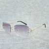 Lunettes de soleil de luxe de haute qualité 20% de réduction sur la tendance fil aléatoire hommes coupe ovale ombre femmes lunettes pour plage conduiteKajia