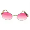 Дизайнерские мужские и женские пляжные пара солнцезащитные очки 20% скидка скидки на розовый раунд для мужчин