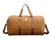 Designer duffle bag luxe femmes sacs de voyage bagages à main hommes pu sacs à main en cuir grand sac à bandoulière totes 55cm 008