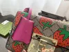 Runway look tote bag designer bag classic Strawberry printing chain evening package Genuine leather shoulder cross body bags