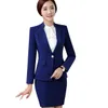 Women's Suits & Blazers Fashion Women Skirt Suit Set Business Interview Formal Long Sleeve Slim Blazer And Office Ladies Plus Size Work Wear