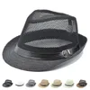 Chapéus de borda ardente Moda por atacado Retro Curling Gentling Straw Hat Belt Jazz Mulheres ao ar livre Praia solar 230325