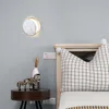 Duvar lambası modern ışık lüks mermer özgünlük sanatları bir oturma odası yatak odası yatak başı el -tapınak model ev
