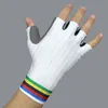 Rękawiczki sportowe rękawiczki sportowe Mężczyzny Kobiety Pięć kolorowych rowerów rękawicy luvas guantes Ciclismo 230325