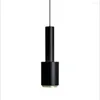 Hangende lampen 1 kop Noordse artek vergulde metalen LED E27 licht H44cm geschilderde eetkamer hangende lamp 4 kleuren