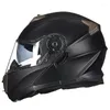 Motosiklet Kaskları GXT DOT Onaylı Kış Yarışı Yüksek Kalite Flip Yukarı Kask Tam Yüz Ascesorios Para Moto