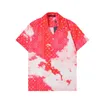 Herrmode Blomma Tiger Print Skjortor Casual Button Down Kortärmad Hawaiian skjorta Kostymer Summer Beach Designer Dress Shirts