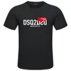 DSQ2 tshirt Casual Fashion Trend T-shirt Simple Classic Letter Print Couple Unisex Sweatshirt DSQ ICON2 Street Fashion Crew Neck Cotton Short Sleeve 794