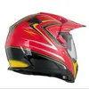 Motorcycle Helmets Red Yellow Motocross Helmet Capacete De Cascos Para Casque Moto Accessories Atv