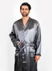 Sovkläder för män Mr Custom Robe Brudgum Satin Robes Personlig Herr Groomsmen Present för smekmånad Bröllopsdressing
