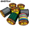 Visaccessoires Ghotda Super Strong Japan Fabric Fishing Line 100m Pe Blaided 9Strands ongelooflijk sterke multifilament vezellijn P230325