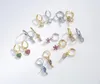 Hoop Earrings & Huggie 1 Pair Charm For Women Cooper CZ Dangle Flower Bird Heart Key Shape JewelryHoop