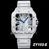 Tom Holland Dumont Swiss Ronda Quartz Mens Watch Paved Diamonds WHSA0007 W pełni oblasyfikowana obudowa diamentowa i bransoletka szkielet rzymski super edycja pureteme e5